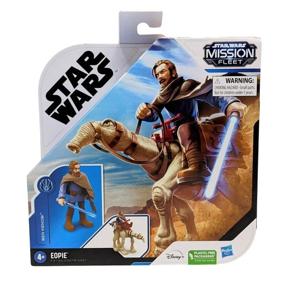 Star Wars Mission Fleet Tatooine Trek, Ben Kenobi with Eopie Action Figures